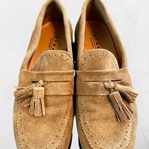  Brown Leather Tassel Loafers 200569942-1-tan?$n_750w$&wid=  main image 4